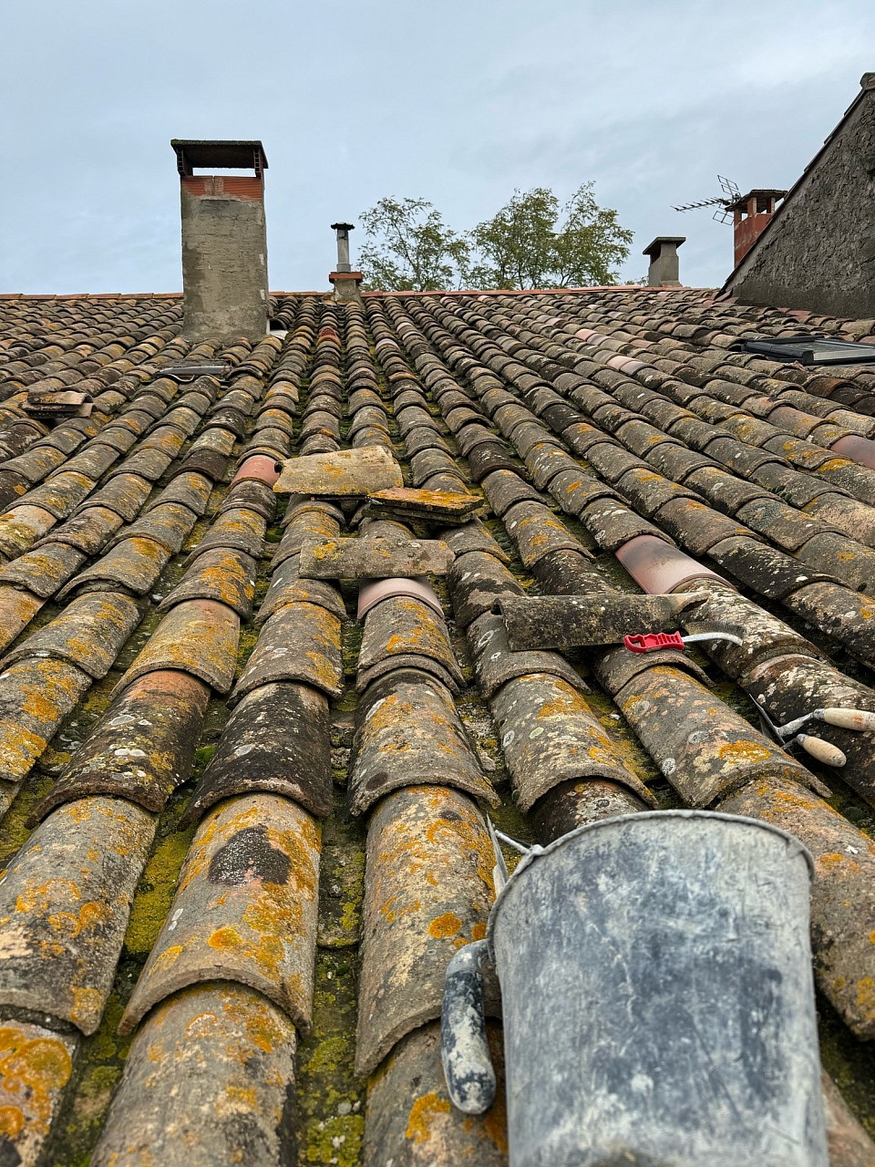 Rénovation de toiture ancienne